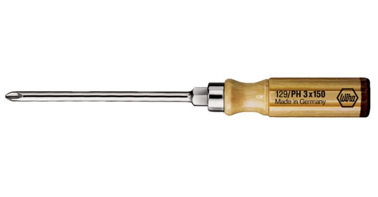 Phillips screwdriver, wooden handle DIN 5260 PH ISO 8764 PH 2x100 mm