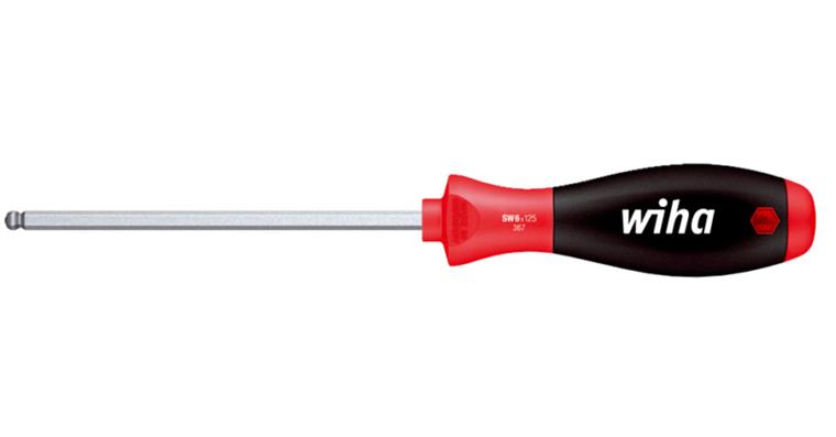 Ball head screwdriver SoftFinish handle hexagon blade AF 4x100 mm
