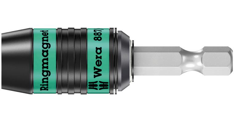 1/4 in bit holder w. quick-change chuck E 6.3 887/4 RR Rapidaptor w. ring magn.