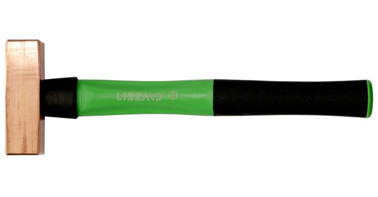 Copper hammer with 3-component handle length 320 mm 750 g