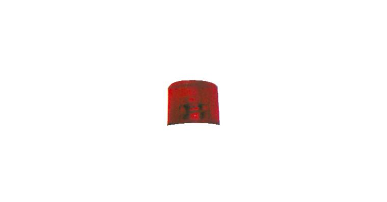 Ersatz-Kunststoffeinsätze schlagfest rot paarweise Ø 40 mm für Hammer Art.-Nr. 1054172 204
