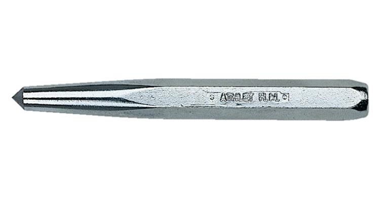 Hexagonal centre punch with carbide tip, tip dia. 12x120 mm