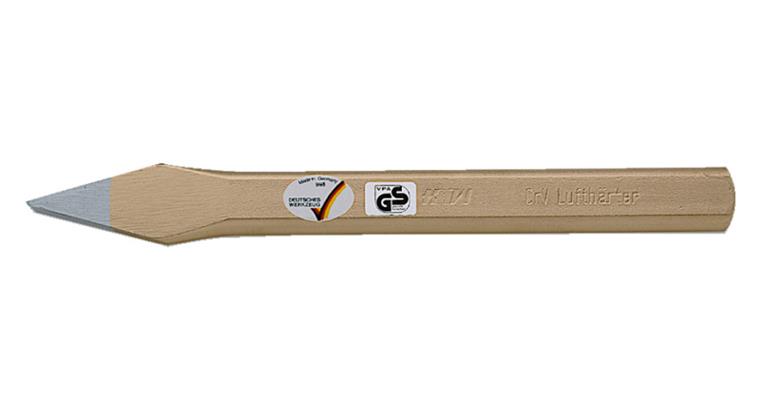 Cross-cut chisel DIN 6451 CV air-hardening steel, 9x300 mm