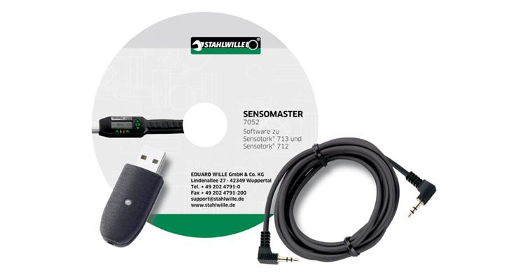 USB adapter jack plug cable and software for torque wrench cat. no. 55839