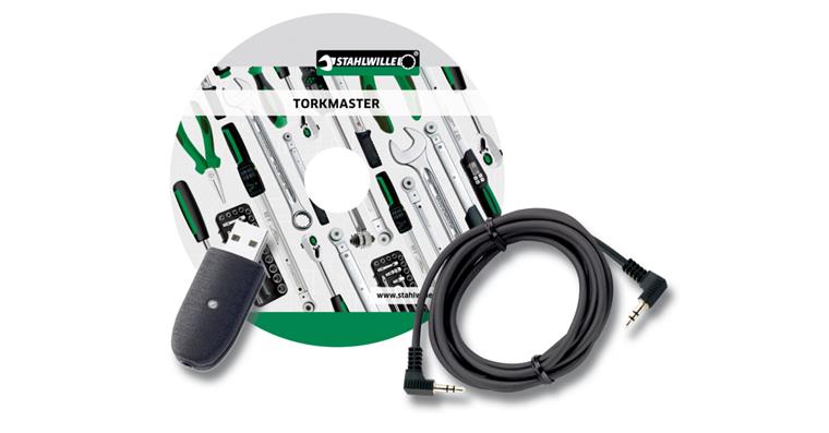 USB adapter, jack plug cable and software