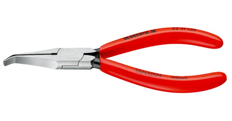 Adjusting pliers 45° bent 135 mm CV electric steel light grip covers