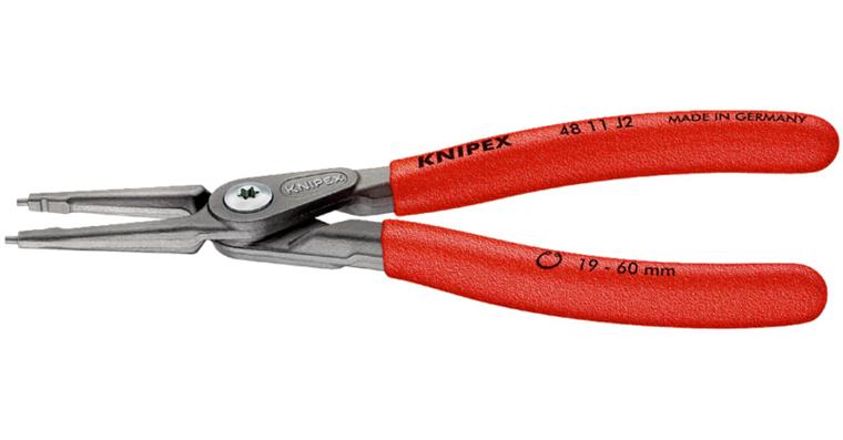 KNIPEX circlip pliers J1 140 mm inset tips for internal rings