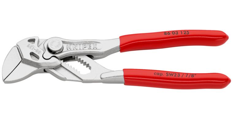 Pliers wrench 125 mm up to AF 23 mm 11x position box joint