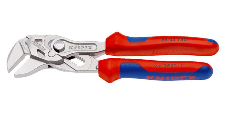 Pliers wrench 150 mm up to AF 27 mm 14x position box joint