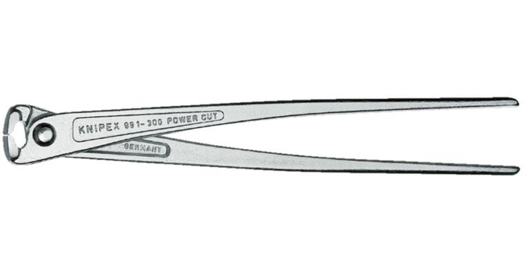 Kraft-Monierzange DIN 9242 vernickelt Länge 300 mm Spezial-Wkz Stahl