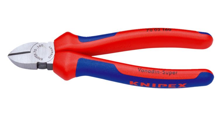 Seitenschneider DIN/ISO 5749 180 mm Spezial-Wkz Stahl Griffe Abgleitschutz