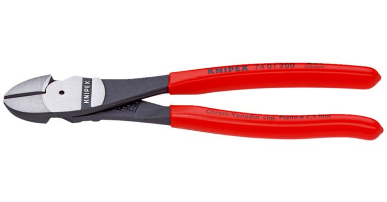 Kraft-Seitenschneider DIN 5749 180 mm CV-Elektro-Stahl leichte Griffhüllen