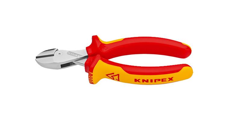 KNIPEX X-Cut VDE side cutters 160 mm chrome-plated head with 2-component handle