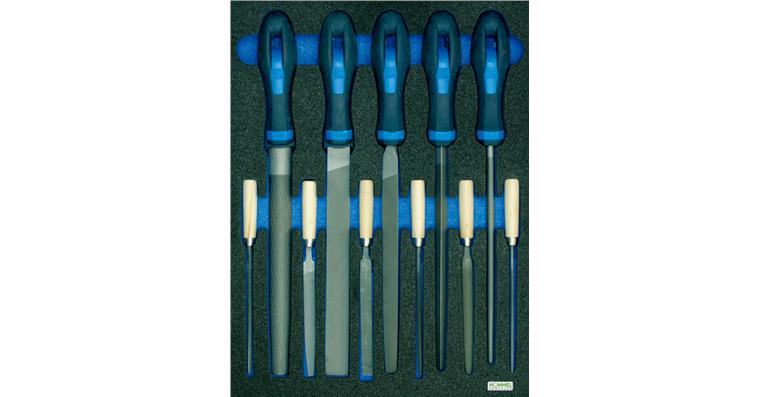 File set 11 pcs in OPT-I-STORE insert 260x345x30 mm