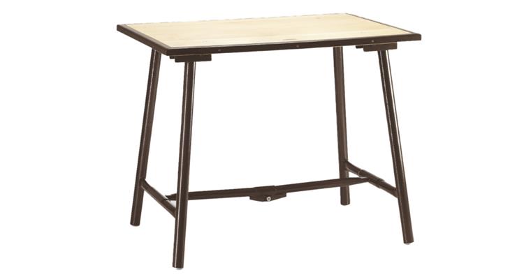 Folding workbench with very stable laminated wood panel 1000x700x30 mm