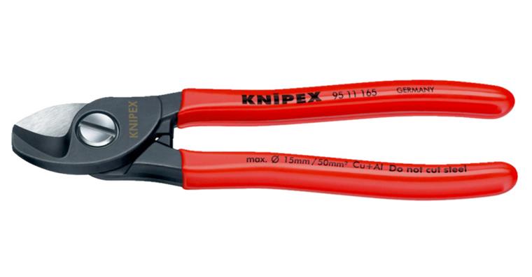 Kabelschere Einhandbetätigung Schneidleistung Ø 15/50 mm/mm2 Länge 165 mm