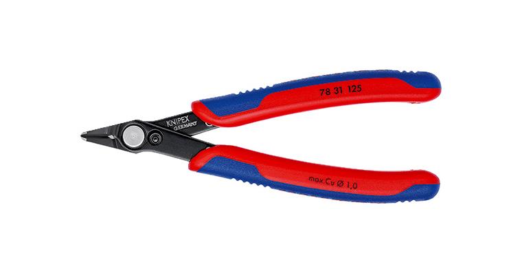 KNIPEX Electronic Super Knips 125 mm bronzed with narrow head