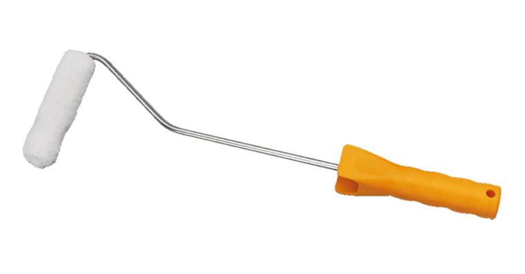 Radiator paint roller perlon roller w. gold thread, plastic handle width 100 mm