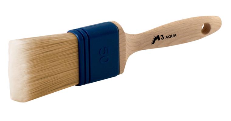 Flat brush, Aqua, light bristles for water-based paints, 60 mm