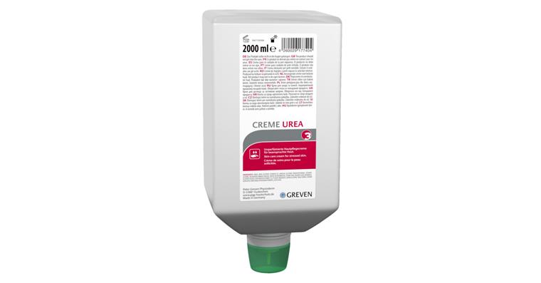 Pflegecreme GREVEN® CREME UREA 2000 ml Flasche O/W-Emulsion silikonfrei unparf.