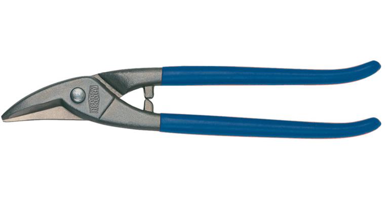 Punching sheet metal shears, right, stainless stl. 250 mm f. short straight cuts