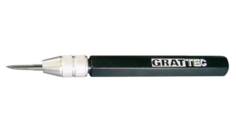 Triangular scraper Sc 8000 + double-sided, hollow-ground scraper blade 4x80 mm