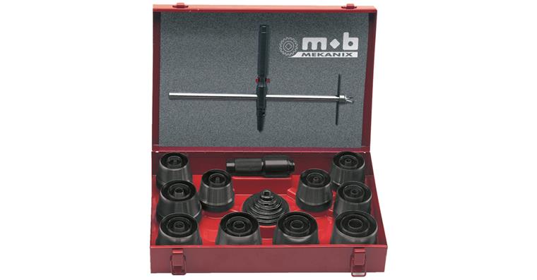 Punch set, 33 pieces with holder, 3-60 mm