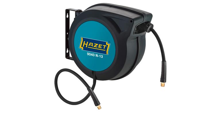 Pneumatic hose reel hose dia. 13 mm, hose length 15 m max. 20 bar