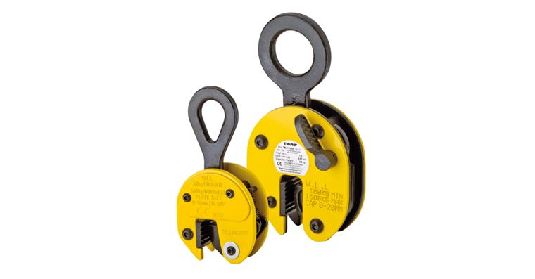 Sheet metal gripper Tigrip TBLplus w/o sw. eyelet, grip rge 0-32mm, load 3000kg