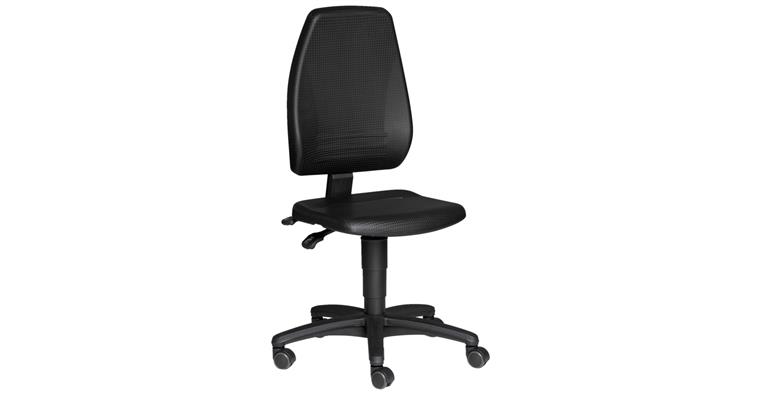Arbeits-Drehstühle ECONOMY mit Rollen Sitzhöhe 440-610 mm Schaum