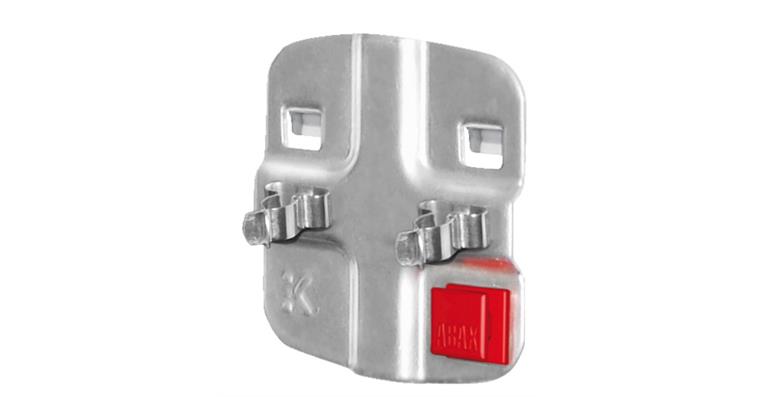 Tool clamp double dia. 16 mm aluminium-coloured