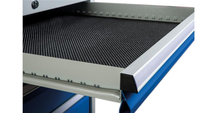 Anti Rutschmatte 900x600x3 mm schwarz für Schrank 1005 mm breit