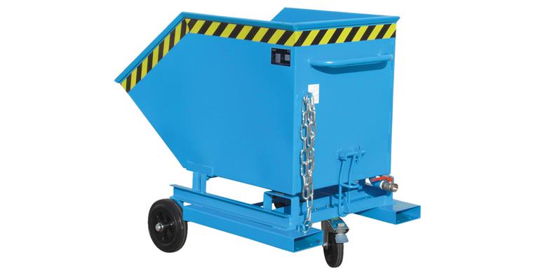 Spänebehälter Inhalt 250 Liter LxBxH 1115x820x990 mm RAL 5012