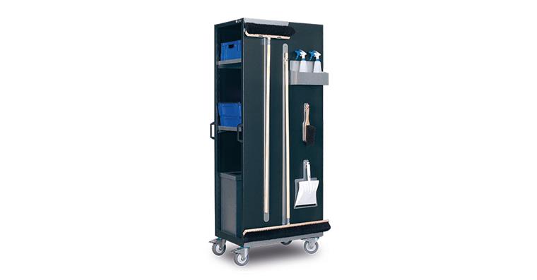Reinigungsstation bestückt 512x772x1952 mm RAL 7021