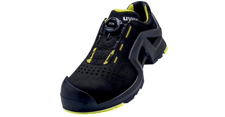 Low-cut safety shoe uvex 1 x-tended support BOA® S1P ESD W11 size 43