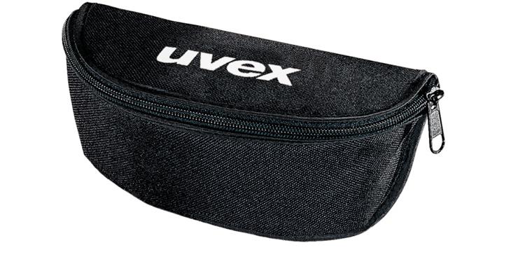 Glasses case uvex standard with belt loop black