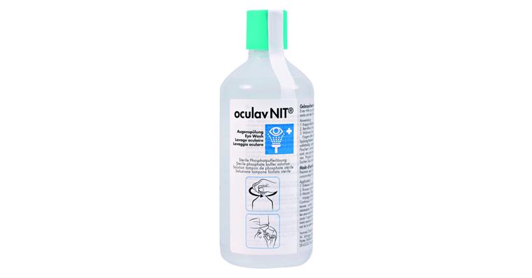 Eyewash bottle oculav NIT® sterile solution 250 ml