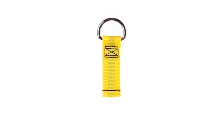 Tool eyelet D-ring with cable loop load capacity max. 2.3 kg length 8.9 cm
