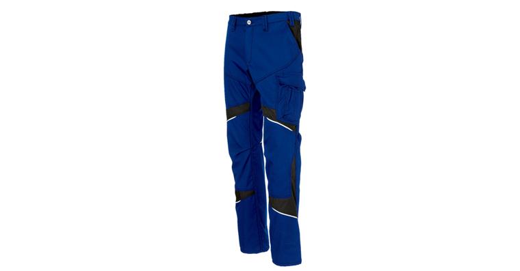 Ladies' trousers ACTIVIQ cotton+ cornflower blue/black size 52