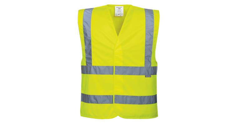 Hi-vis vest C470 yellow class 2 size 4XL/5XL