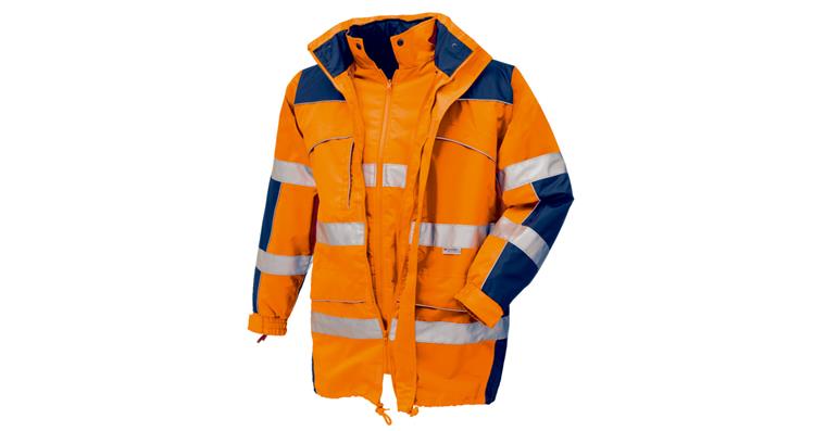 Hi-vis parka Toronto orange/navy size S