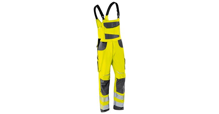 Hi-vis dungarees REFLECTIQ yellow/anthracite size 64