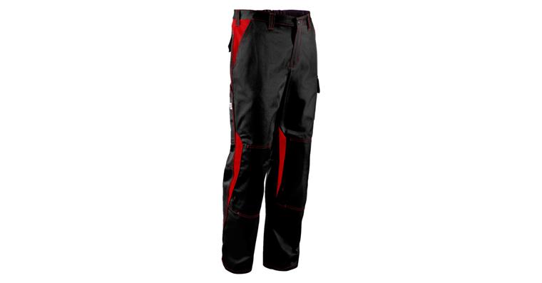Trousers IMAGE DRESS new design black/medium red size 48