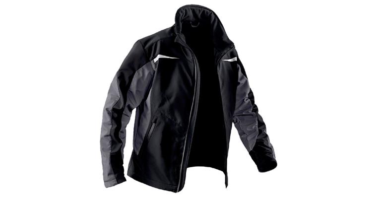 Softshell jacket Light black/anthracite size M
