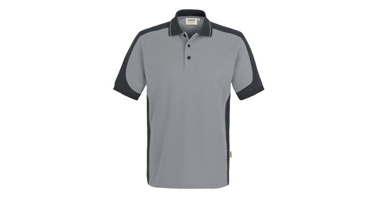 Polo-Shirt Contrast Mikralinar® titan/anthrazit Gr.S