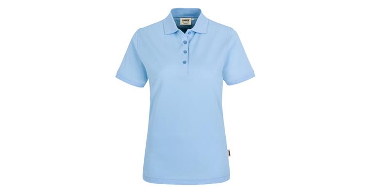 Damen Polo-Shirt Classic eisblau Gr.S