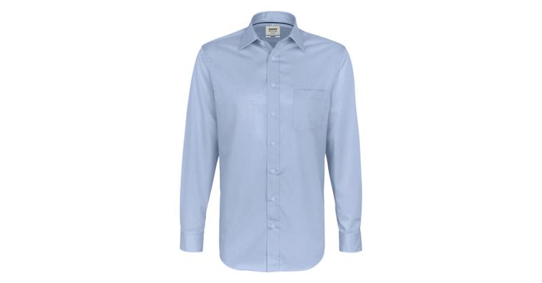 Long-sleeved shirt Business light blue size XXL