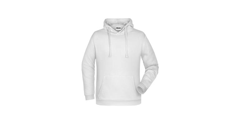 Hooded sweatshirt white size 4XL