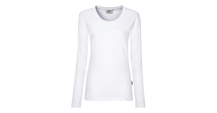 Ladies' long-sleeve Performance whte 2XL