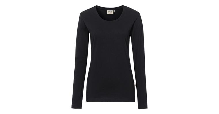 Ladies' long-sleeve Performance blk 3XL